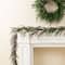 Glitzhome® 9ft Christmas Greenery Eucalyptus Garland with Red Berries